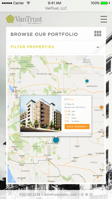 VanTrust Real Estate - Property Search, Map View, Mobile